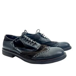 Antonio Maurizi Cap Toe Oxford Shoes Vibram Soles Brown Size 12
